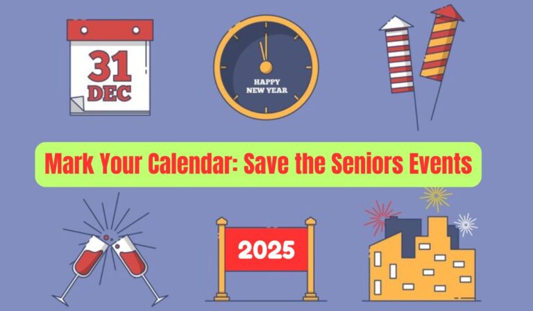 Mark Your Calendar: Save the Seniors Events